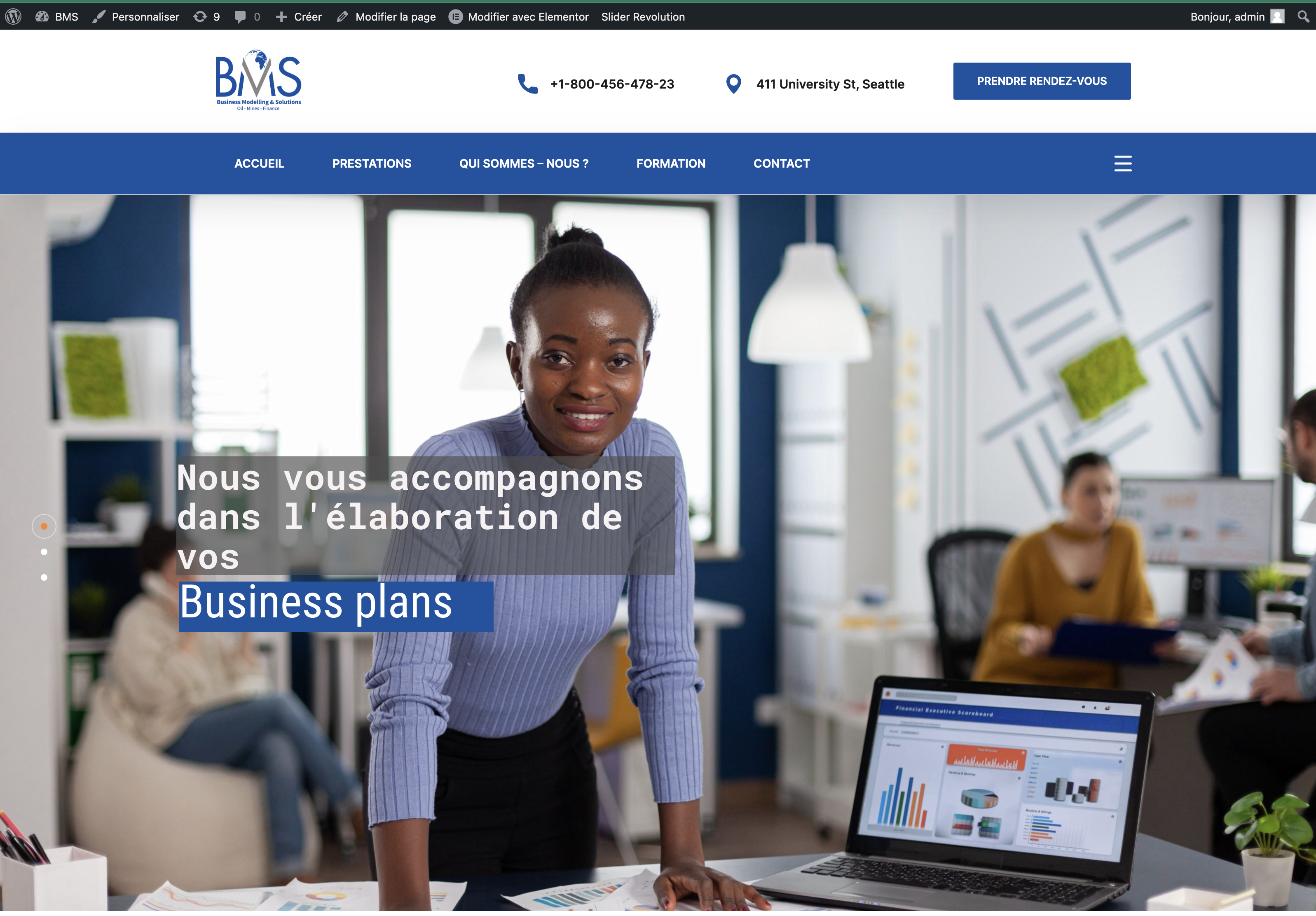 Site web BMS